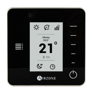 Airzone Think termostat monochromowy bezprzewodowy (CE6) czarny